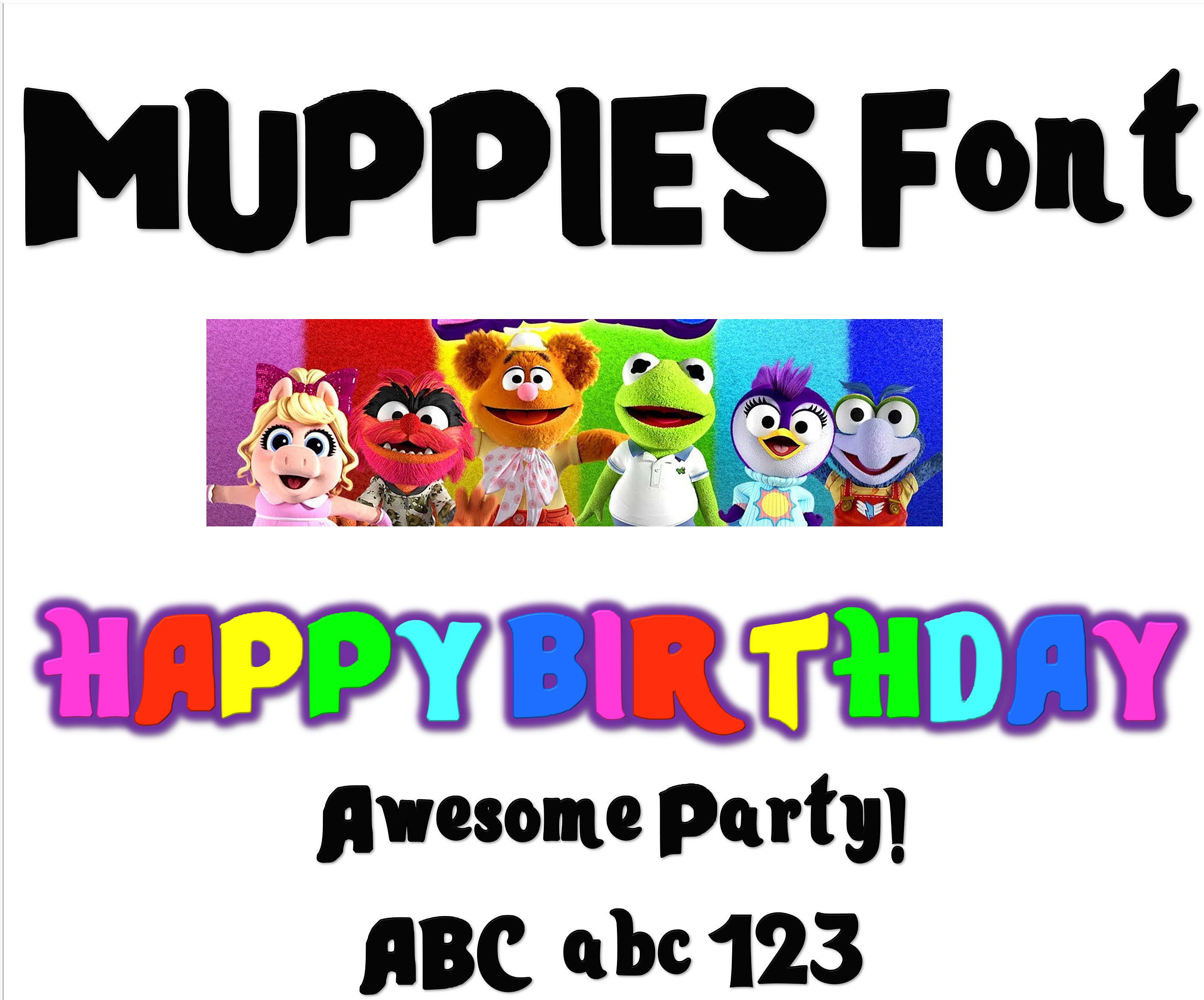 muppet babies font generator